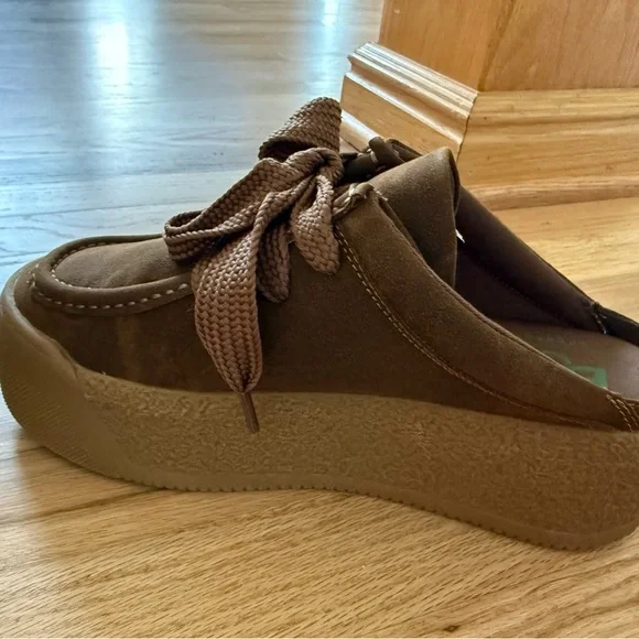 BC Footwear Evolution Platform Mule in Brown - Picture 7 of 9